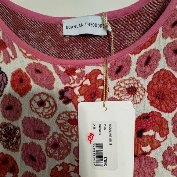 Scanlan Theodore floral knit mini dress - Picture 3 of 3